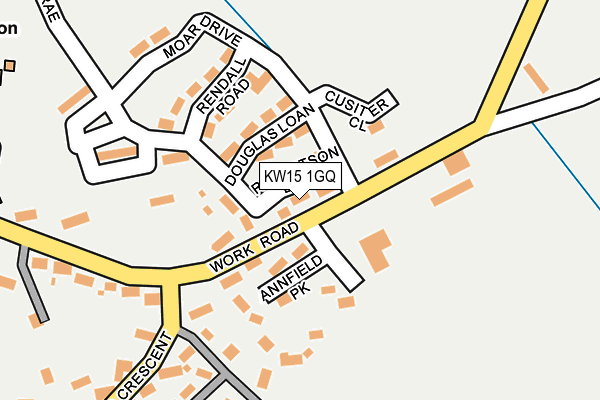 KW15 1GQ map - OS OpenMap – Local (Ordnance Survey) KW15 1GQ map - OS OpenMap – Local (Ordnance Survey)