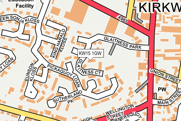 KW15 1GW map - OS OpenMap – Local (Ordnance Survey) KW15 1GW map - OS OpenMap – Local (Ordnance Survey)
