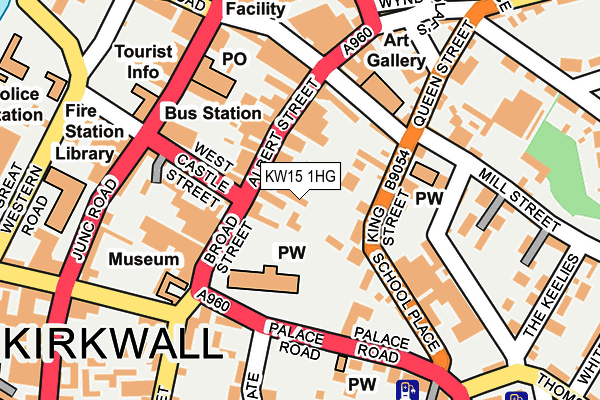 KW15 1HG map - OS OpenMap – Local (Ordnance Survey) KW15 1HG map - OS OpenMap – Local (Ordnance Survey)