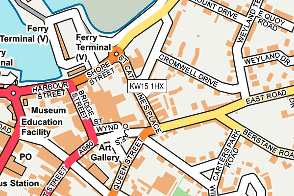 KW15 1HX map - OS OpenMap – Local (Ordnance Survey) KW15 1HX map - OS OpenMap – Local (Ordnance Survey)