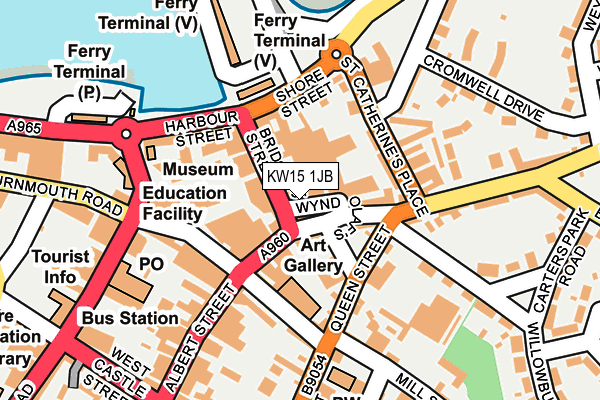 KW15 1JB map - OS OpenMap – Local (Ordnance Survey) KW15 1JB map - OS OpenMap – Local (Ordnance Survey)