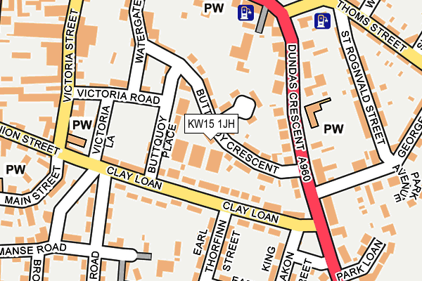 KW15 1JH map - OS OpenMap – Local (Ordnance Survey) KW15 1JH map - OS OpenMap – Local (Ordnance Survey)