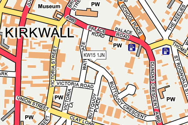 KW15 1JN map - OS OpenMap – Local (Ordnance Survey) KW15 1JN map - OS OpenMap – Local (Ordnance Survey)