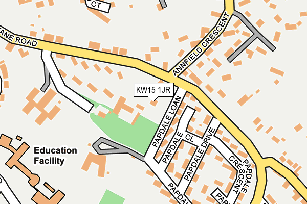 KW15 1JR map - OS OpenMap – Local (Ordnance Survey) KW15 1JR map - OS OpenMap – Local (Ordnance Survey)