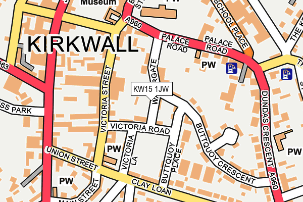 KW15 1JW map - OS OpenMap – Local (Ordnance Survey) KW15 1JW map - OS OpenMap – Local (Ordnance Survey)