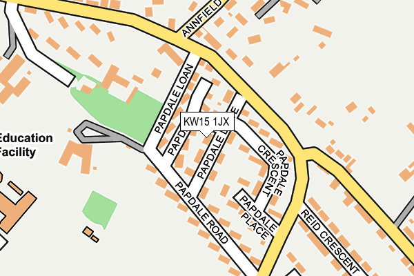 KW15 1JX map - OS OpenMap – Local (Ordnance Survey) KW15 1JX map - OS OpenMap – Local (Ordnance Survey)