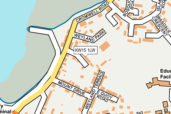 KW15 1LW map - OS OpenMap – Local (Ordnance Survey) KW15 1LW map - OS OpenMap – Local (Ordnance Survey)