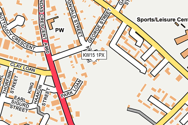 KW15 1PX map - OS OpenMap – Local (Ordnance Survey) KW15 1PX map - OS OpenMap – Local (Ordnance Survey)