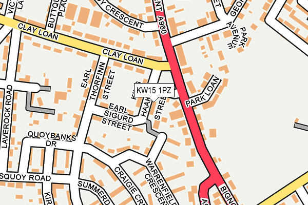 KW15 1PZ map - OS OpenMap – Local (Ordnance Survey) KW15 1PZ map - OS OpenMap – Local (Ordnance Survey)