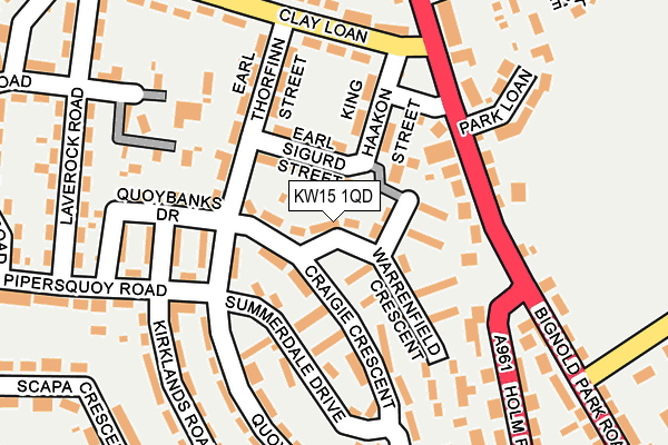 KW15 1QD map - OS OpenMap – Local (Ordnance Survey) KW15 1QD map - OS OpenMap – Local (Ordnance Survey)