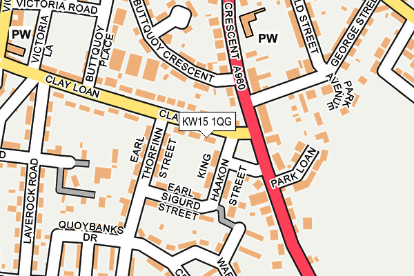 KW15 1QG map - OS OpenMap – Local (Ordnance Survey) KW15 1QG map - OS OpenMap – Local (Ordnance Survey)