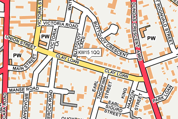 KW15 1QQ map - OS OpenMap – Local (Ordnance Survey) KW15 1QQ map - OS OpenMap – Local (Ordnance Survey)