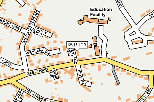 KW15 1QR map - OS OpenMap – Local (Ordnance Survey) KW15 1QR map - OS OpenMap – Local (Ordnance Survey)