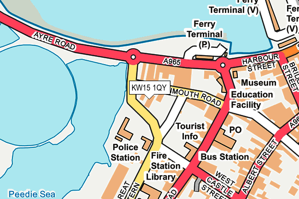 KW15 1QY map - OS OpenMap – Local (Ordnance Survey) KW15 1QY map - OS OpenMap – Local (Ordnance Survey)