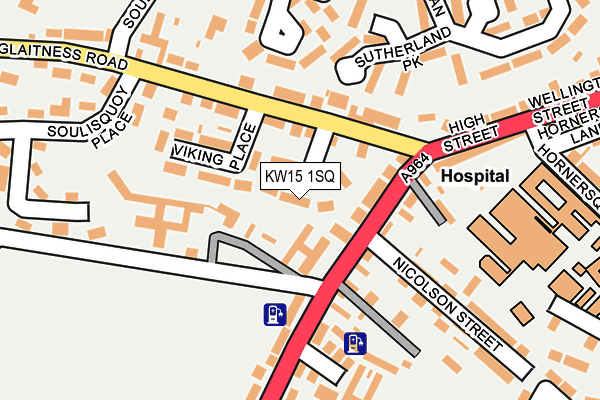KW15 1SQ map - OS OpenMap – Local (Ordnance Survey) KW15 1SQ map - OS OpenMap – Local (Ordnance Survey)