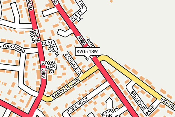 KW15 1SW map - OS OpenMap – Local (Ordnance Survey) KW15 1SW map - OS OpenMap – Local (Ordnance Survey)