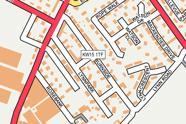 KW15 1TF map - OS OpenMap – Local (Ordnance Survey) KW15 1TF map - OS OpenMap – Local (Ordnance Survey)