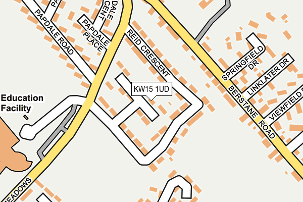 KW15 1UD map - OS OpenMap – Local (Ordnance Survey) KW15 1UD map - OS OpenMap – Local (Ordnance Survey)