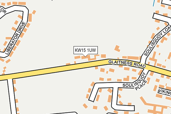KW15 1UW map - OS OpenMap – Local (Ordnance Survey) KW15 1UW map - OS OpenMap – Local (Ordnance Survey)