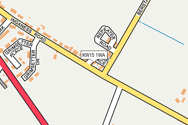 KW15 1WA map - OS OpenMap – Local (Ordnance Survey) KW15 1WA map - OS OpenMap – Local (Ordnance Survey)