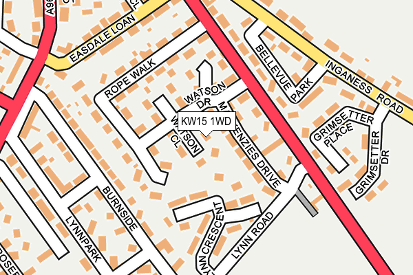 KW15 1WD map - OS OpenMap – Local (Ordnance Survey) KW15 1WD map - OS OpenMap – Local (Ordnance Survey)