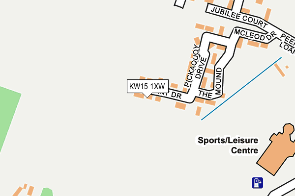 KW15 1XW map - OS OpenMap – Local (Ordnance Survey) KW15 1XW map - OS OpenMap – Local (Ordnance Survey)