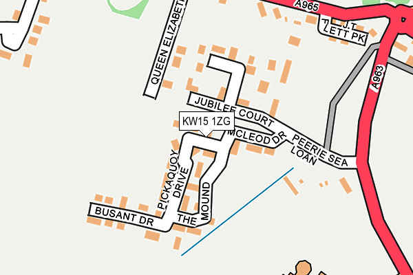 KW15 1ZG map - OS OpenMap – Local (Ordnance Survey) KW15 1ZG map - OS OpenMap – Local (Ordnance Survey)