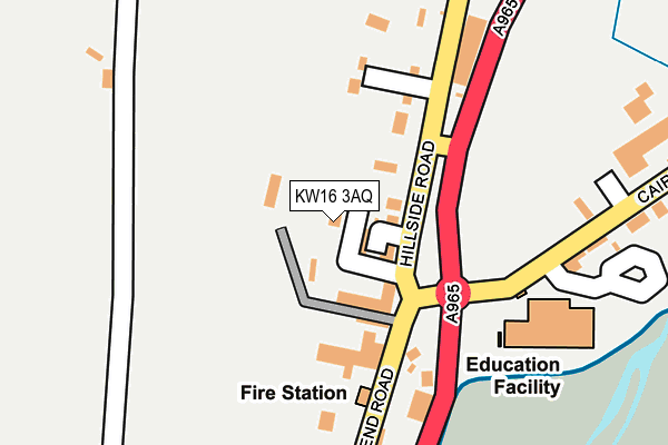 KW16 3AQ map - OS OpenMap – Local (Ordnance Survey) KW16 3AQ map - OS OpenMap – Local (Ordnance Survey)