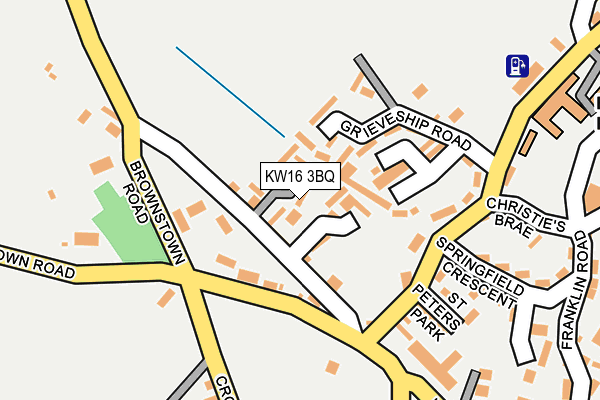 KW16 3BQ map - OS OpenMap – Local (Ordnance Survey) KW16 3BQ map - OS OpenMap – Local (Ordnance Survey)