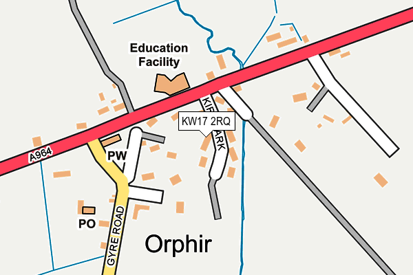 KW17 2RQ map - OS OpenMap – Local (Ordnance Survey)