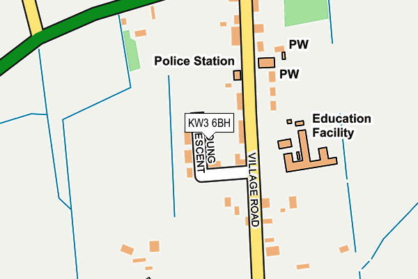 KW3 6BH map - OS OpenMap – Local (Ordnance Survey) KW3 6BH map - OS OpenMap – Local (Ordnance Survey)