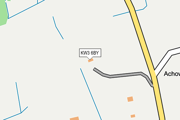 KW3 6BY map - OS OpenMap – Local (Ordnance Survey) KW3 6BY map - OS OpenMap – Local (Ordnance Survey)
