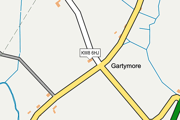 KW8 6HJ map - OS OpenMap – Local (Ordnance Survey) KW8 6HJ map - OS OpenMap – Local (Ordnance Survey)
