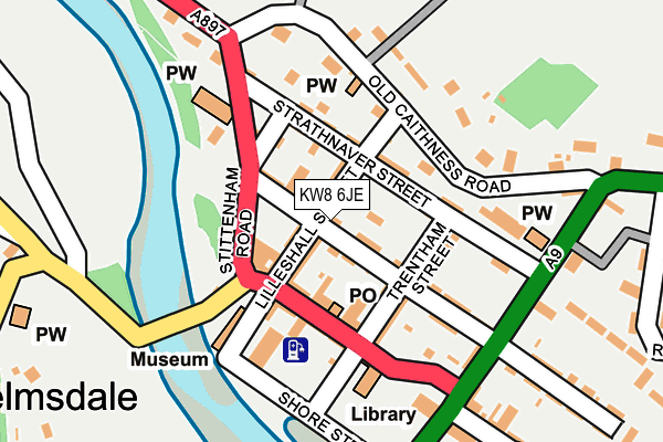 KW8 6JE map - OS OpenMap – Local (Ordnance Survey) KW8 6JE map - OS OpenMap – Local (Ordnance Survey)