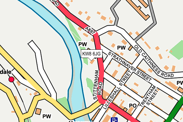KW8 6JG map - OS OpenMap – Local (Ordnance Survey) KW8 6JG map - OS OpenMap – Local (Ordnance Survey)
