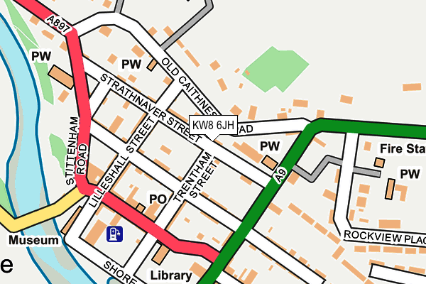 KW8 6JH map - OS OpenMap – Local (Ordnance Survey) KW8 6JH map - OS OpenMap – Local (Ordnance Survey)