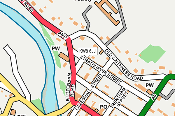 KW8 6JJ map - OS OpenMap – Local (Ordnance Survey) KW8 6JJ map - OS OpenMap – Local (Ordnance Survey)