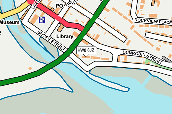 KW8 6JZ map - OS OpenMap – Local (Ordnance Survey) KW8 6JZ map - OS OpenMap – Local (Ordnance Survey)