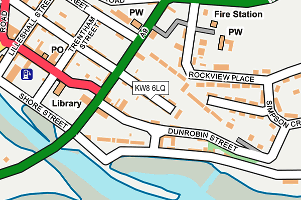 KW8 6LQ map - OS OpenMap – Local (Ordnance Survey) KW8 6LQ map - OS OpenMap – Local (Ordnance Survey)