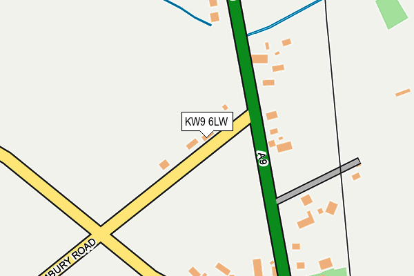 KW9 6LW map - OS OpenMap – Local (Ordnance Survey) KW9 6LW map - OS OpenMap – Local (Ordnance Survey)