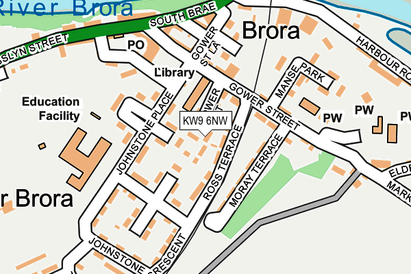 KW9 6NW map - OS OpenMap – Local (Ordnance Survey) KW9 6NW map - OS OpenMap – Local (Ordnance Survey)