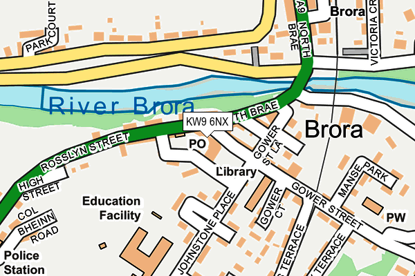 KW9 6NX map - OS OpenMap – Local (Ordnance Survey) KW9 6NX map - OS OpenMap – Local (Ordnance Survey)