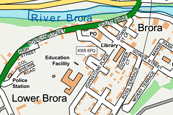 KW9 6PQ map - OS OpenMap – Local (Ordnance Survey) KW9 6PQ map - OS OpenMap – Local (Ordnance Survey)