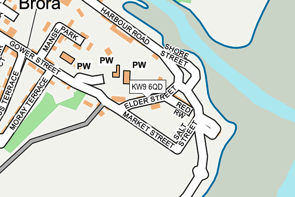 KW9 6QD map - OS OpenMap – Local (Ordnance Survey) KW9 6QD map - OS OpenMap – Local (Ordnance Survey)