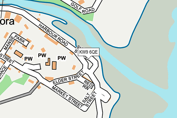 KW9 6QE map - OS OpenMap – Local (Ordnance Survey) KW9 6QE map - OS OpenMap – Local (Ordnance Survey)