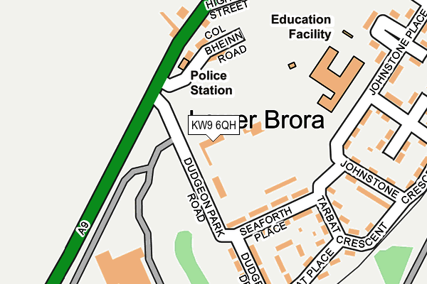 KW9 6QH map - OS OpenMap – Local (Ordnance Survey) KW9 6QH map - OS OpenMap – Local (Ordnance Survey)