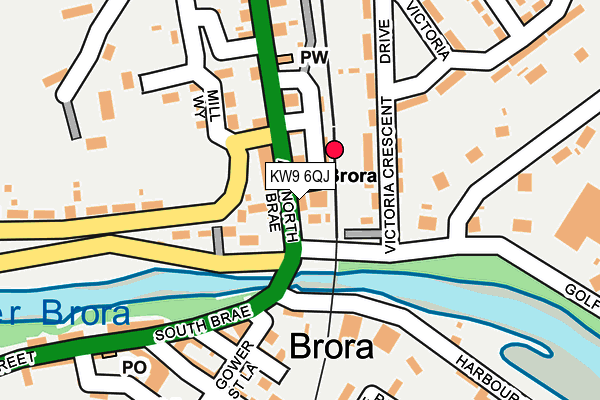 KW9 6QJ map - OS OpenMap – Local (Ordnance Survey)