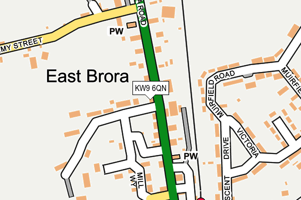 KW9 6QN map - OS OpenMap – Local (Ordnance Survey) KW9 6QN map - OS OpenMap – Local (Ordnance Survey)