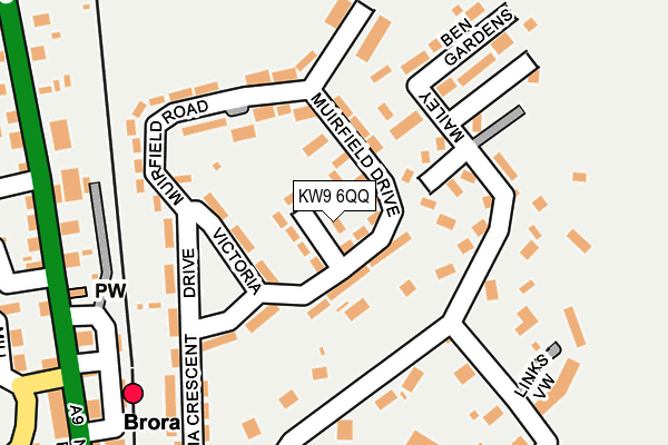KW9 6QQ map - OS OpenMap – Local (Ordnance Survey) KW9 6QQ map - OS OpenMap – Local (Ordnance Survey)