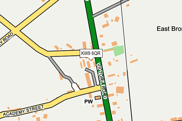 KW9 6QR map - OS OpenMap – Local (Ordnance Survey) KW9 6QR map - OS OpenMap – Local (Ordnance Survey)
